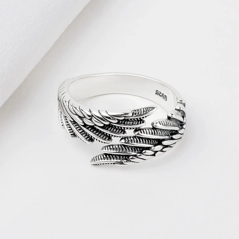 

Custom Name Feather Adjustable Ring 925 Sterling Silver Adjustable Ring Feather Ring Boho Ring Bohemian Rings Gift for Her