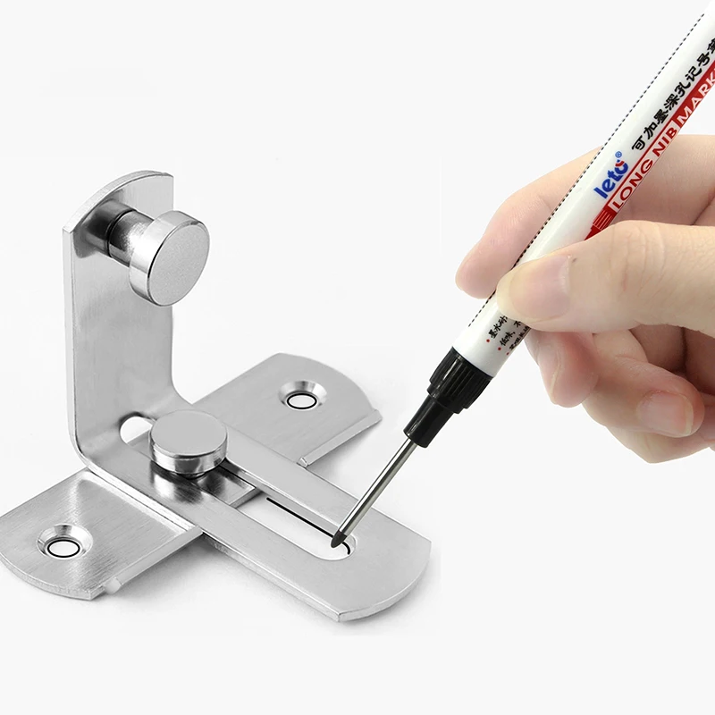 4color Marker Oily 30mm Long Nip Carpentry Renovation Markers Pen,Waterproof Non-Fading Greeting Card Tire Can Not Be Erased