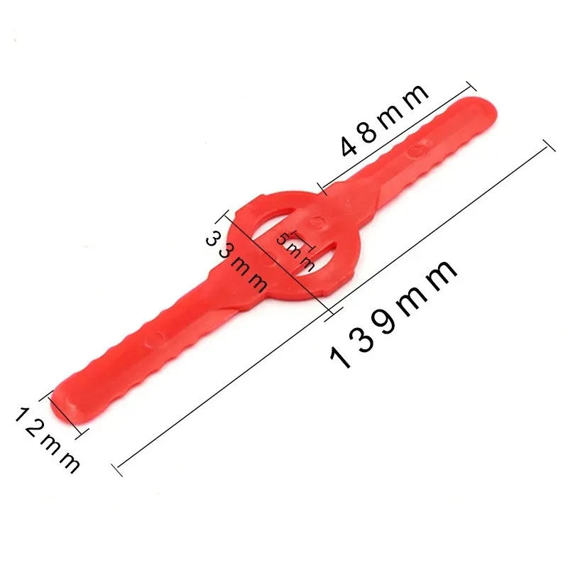 50Pcs Lawn Mower Trimmer Accessories Plastic Grass Trimmer Blades Lawn Mower Blade Cordless Trimmer Garden Tool
