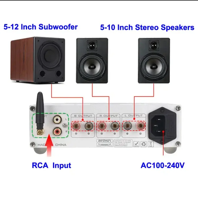 3255-A  BT 5.0 high power Audiophile digital  amplifier class d amplifier  with power 300WX2