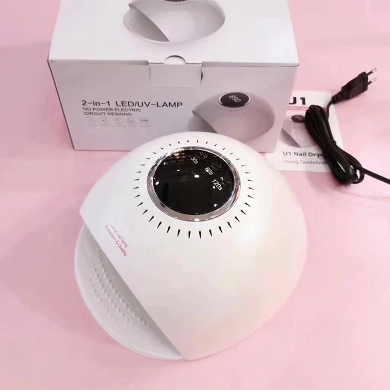 Professionele Nagellamp Droger Licht Voor Gel Nagels Polish Manicure Uitharding Nagel Elektrische Kunststof