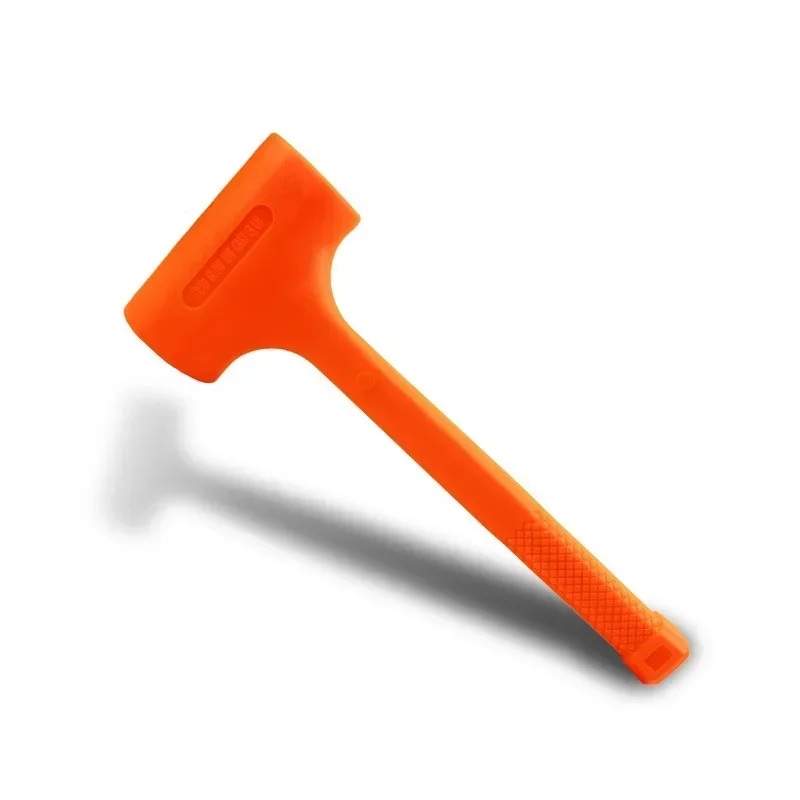 New Type Multifunctional Mallet 0.5-4LB Tool Hammer Orange Soft Elasticity Rubber Flooring No Unicast Install Hammer Wood Tool