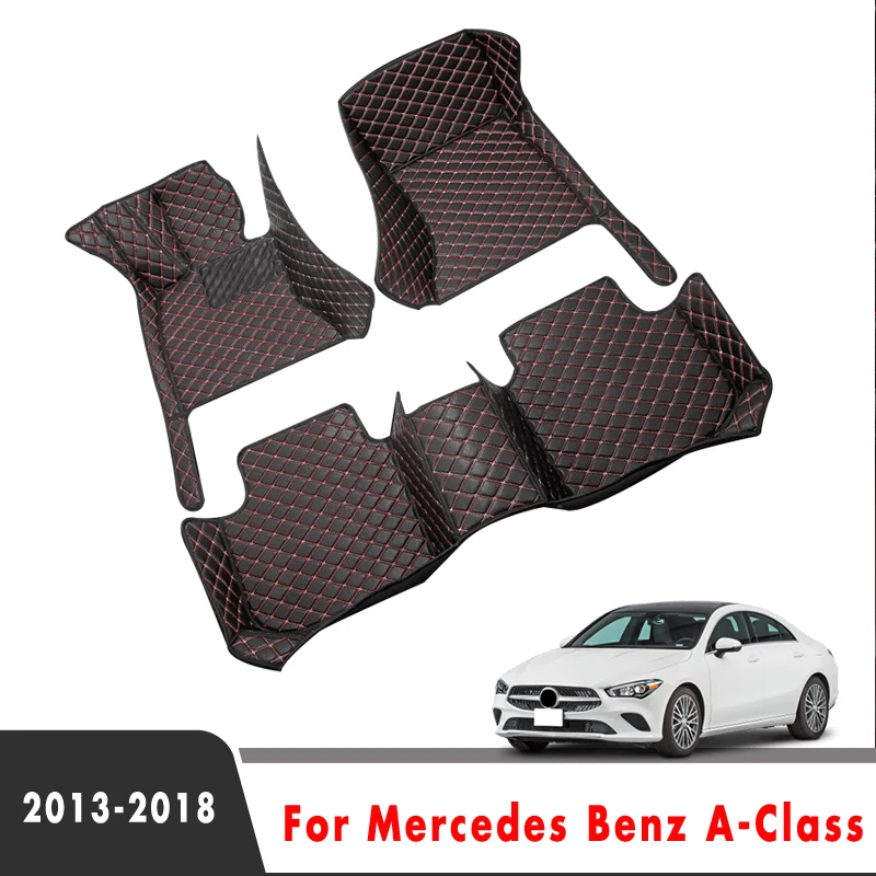 

Автомобильные коврики для Mercedes Benz A-Class A Class 2018 2017 2016 2015 2014 2013, ковры, авто украшения, аксессуары для интерьера