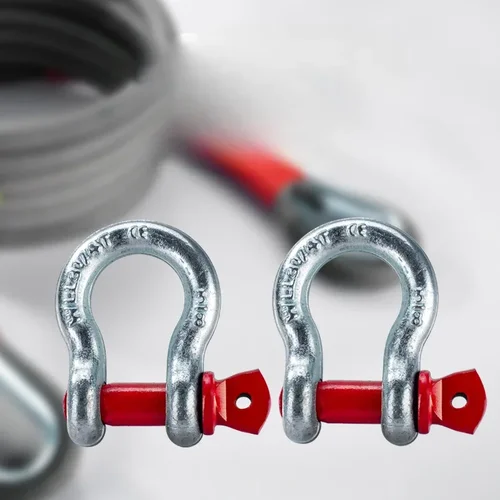 Imagen 2 del producto Cuerda de remolque todoterreno para exteriores de varios tamaños, cuerda de rescate de emergencia, cuerda de tracción de nailon que cambia de Color para coche más gruesa