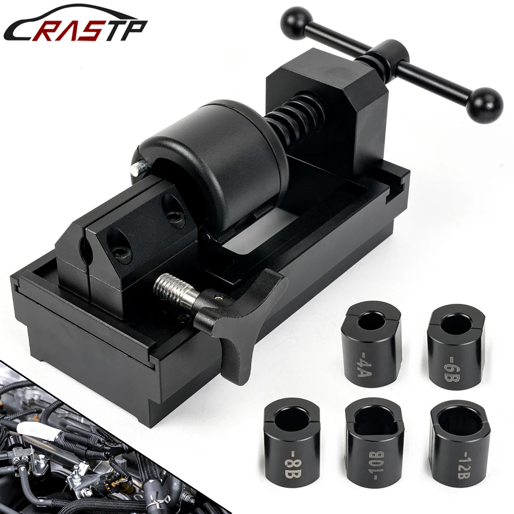 RASTP-AN4-AN12 Fuel Line Fittings Installation Tool Fuel Hose Repair Tool Kit Fit For -4 To-16 Hose End Socket Nuts HR062