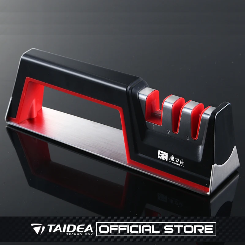 GRINDER Professional Kitchen Knife Sharpener sharpener system Carbide Ceramic amolador de faca tool sharpening machine TAIDEA