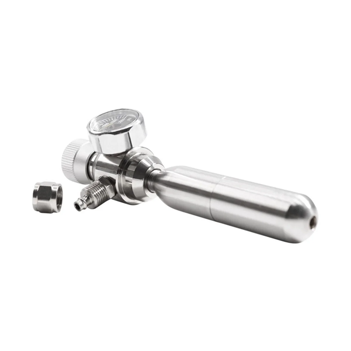 

A35R Aquarium CO2 Regulator 2000psi Pressure Gauge for 6mm Suction Tube 3/8-24UNF