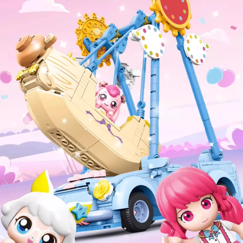 

SEMBAO модель пиратского корабля, сборные строительные блоки, милые настольные украшения, подарки на день рождения, украшения для дома, детские игрушки, подарки для девочек