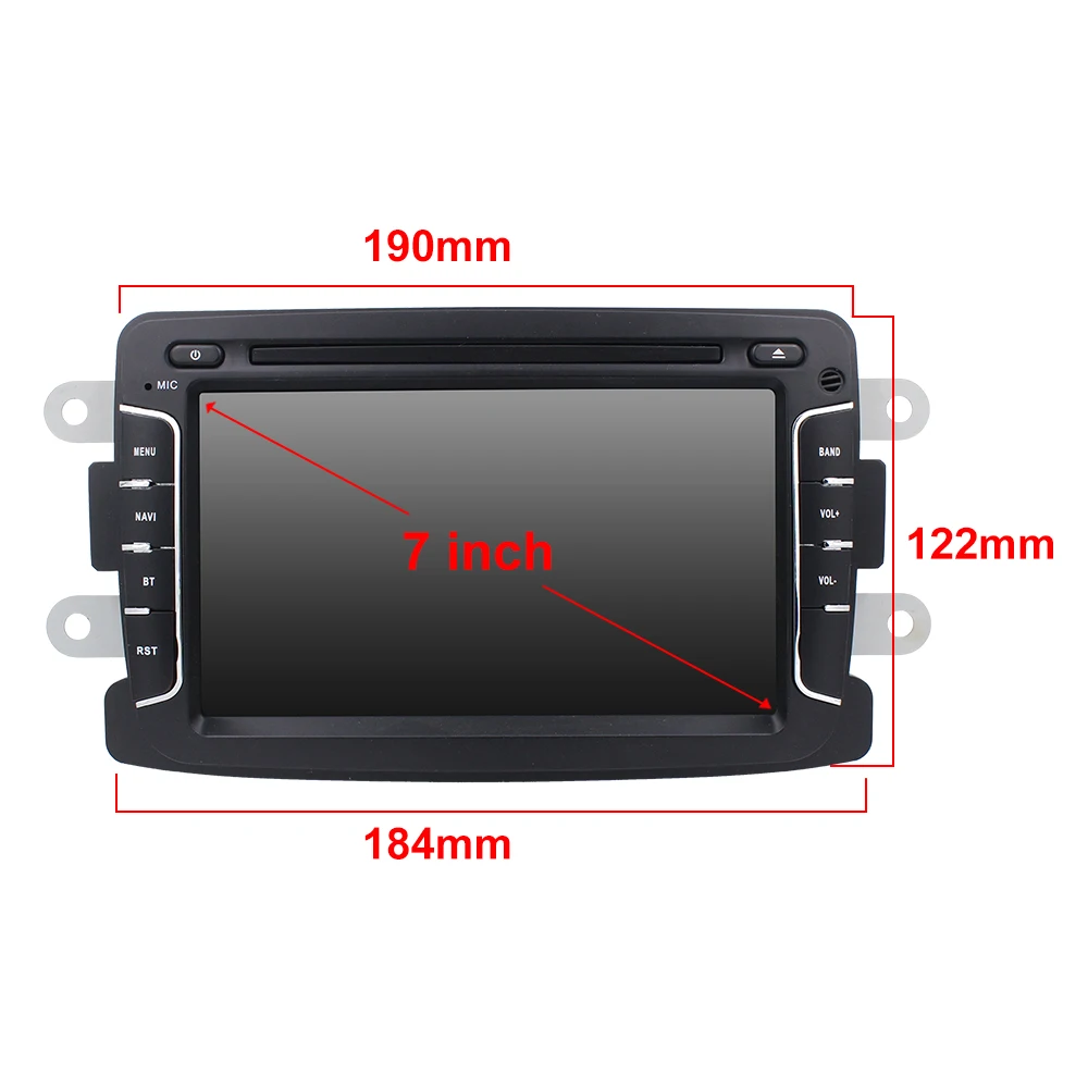 7 Inch 2 Din 1+16G 2+32G 4+64G Android 11 Car Radio WiFi 4G Car Radio Multimedia Player