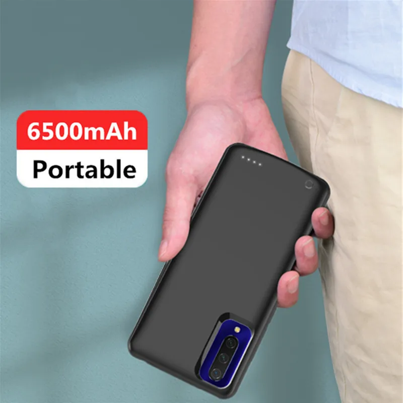 NTSPACE 6500mAh Battery Charger Cases For Xiaomi Mi CC9 Power Bank Cover Battery Case For Xiaomi CC9 External Battery Power Case