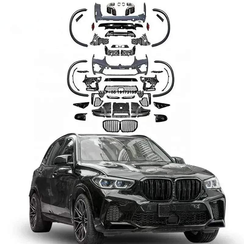 

CLY Car Bumpers for X5 G05 Upgrade X5M Body Kits Grill Front Rear Wheel Hub Fender Parts Rearview Mirror Rear Lip Pipe