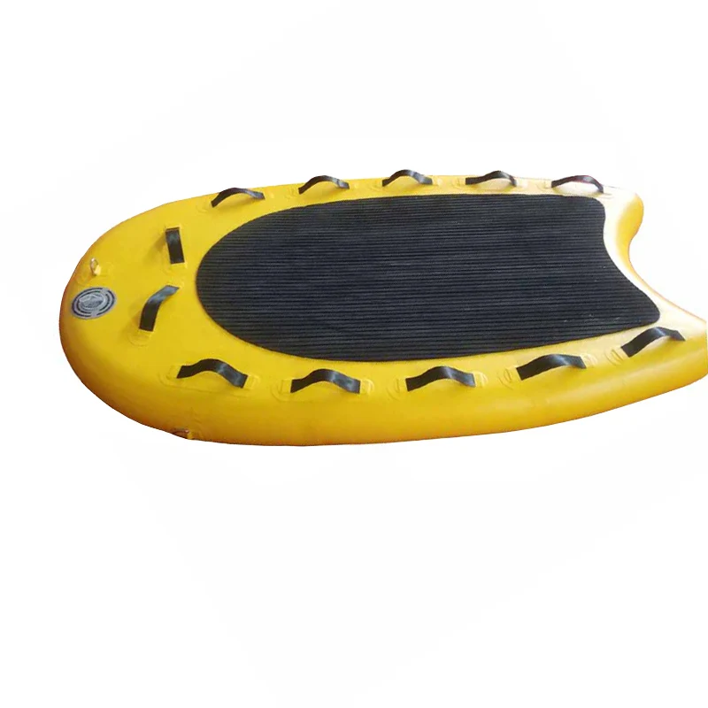 170cm Multi Use Platform Yellow Rescue Surf Towable Board  Inflatables Rescue Board Inflatable Jet Ski Sled