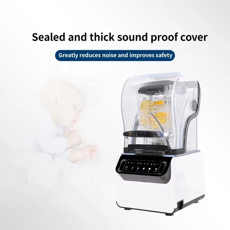 Chinese Factory Large Capacity Juicer Blender Electric Silent Food Ice Juice Processor Blender Milk Tea Shop Kitchen