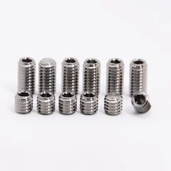 M3 x 3 4 5 6 8 10mm TC4 GR5 lega di titanio Cup Point Allen Socket Grub Screw per modello di auto fai da te