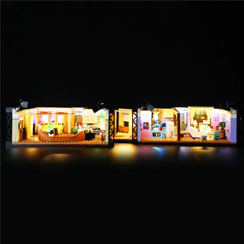 Kit de luz LED Diy para LEGO 10292 The Friend, apartamentos (solo luz LED, sin modelo de bloques)