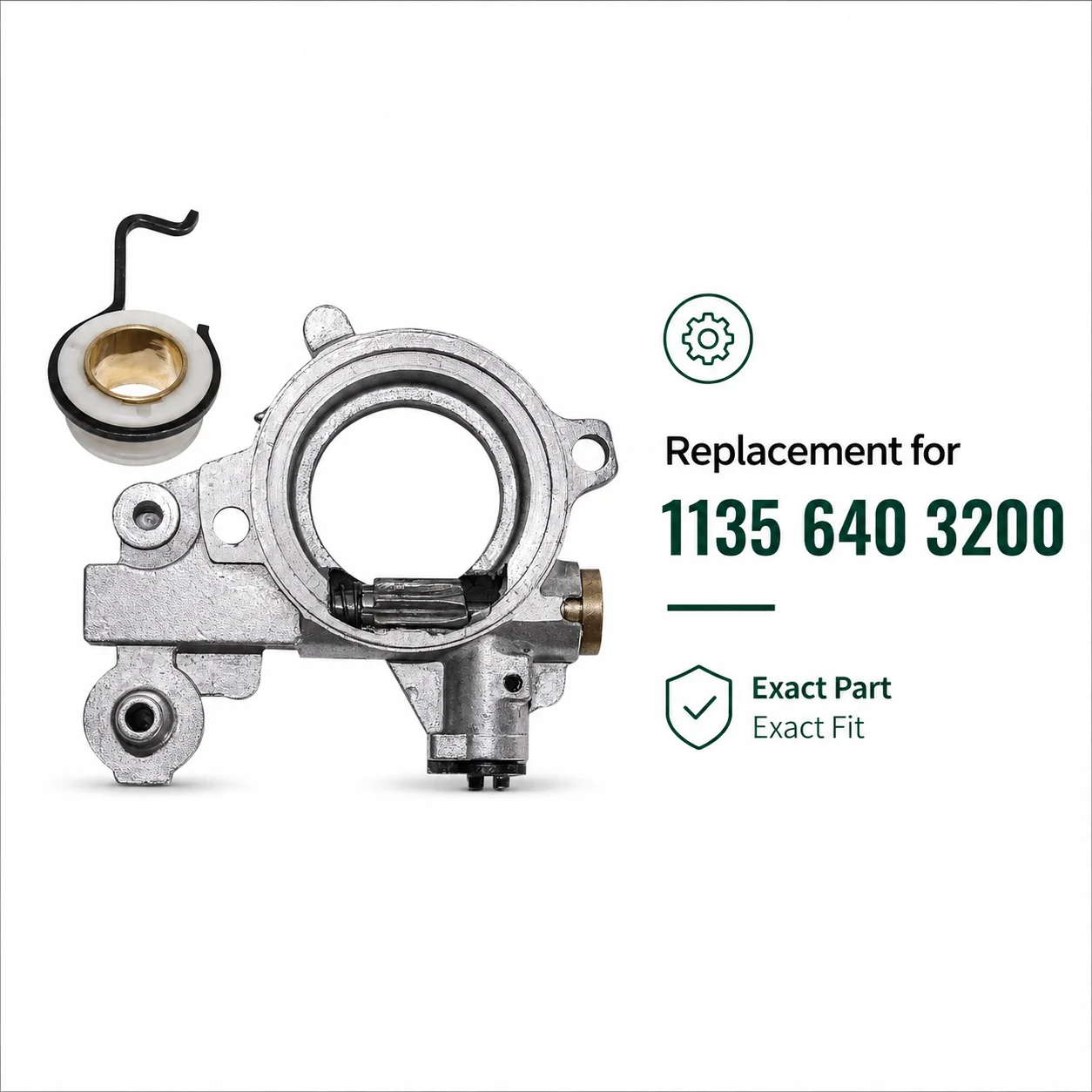 Chainsaw Oil Pump Helical Worm Gear Kit For Stihl MS341 MS361 Accessories Replaces 1135 640 3200 1128 640 7112 1128 647 2400