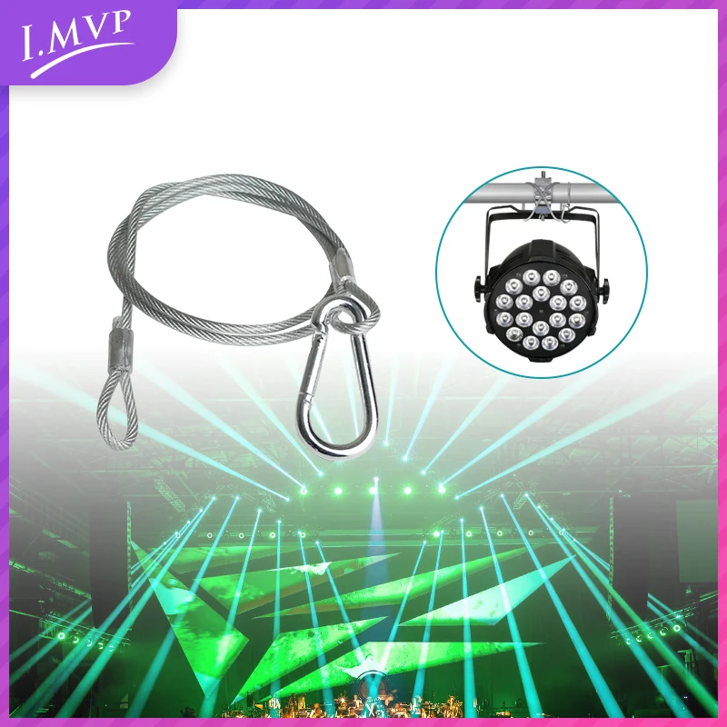 Cables de seguridad para luz de escenario, 100 Uds., luz Par Led, cables de cuerda de acero duraderos para accesorios de iluminación de escenario DJ Disco