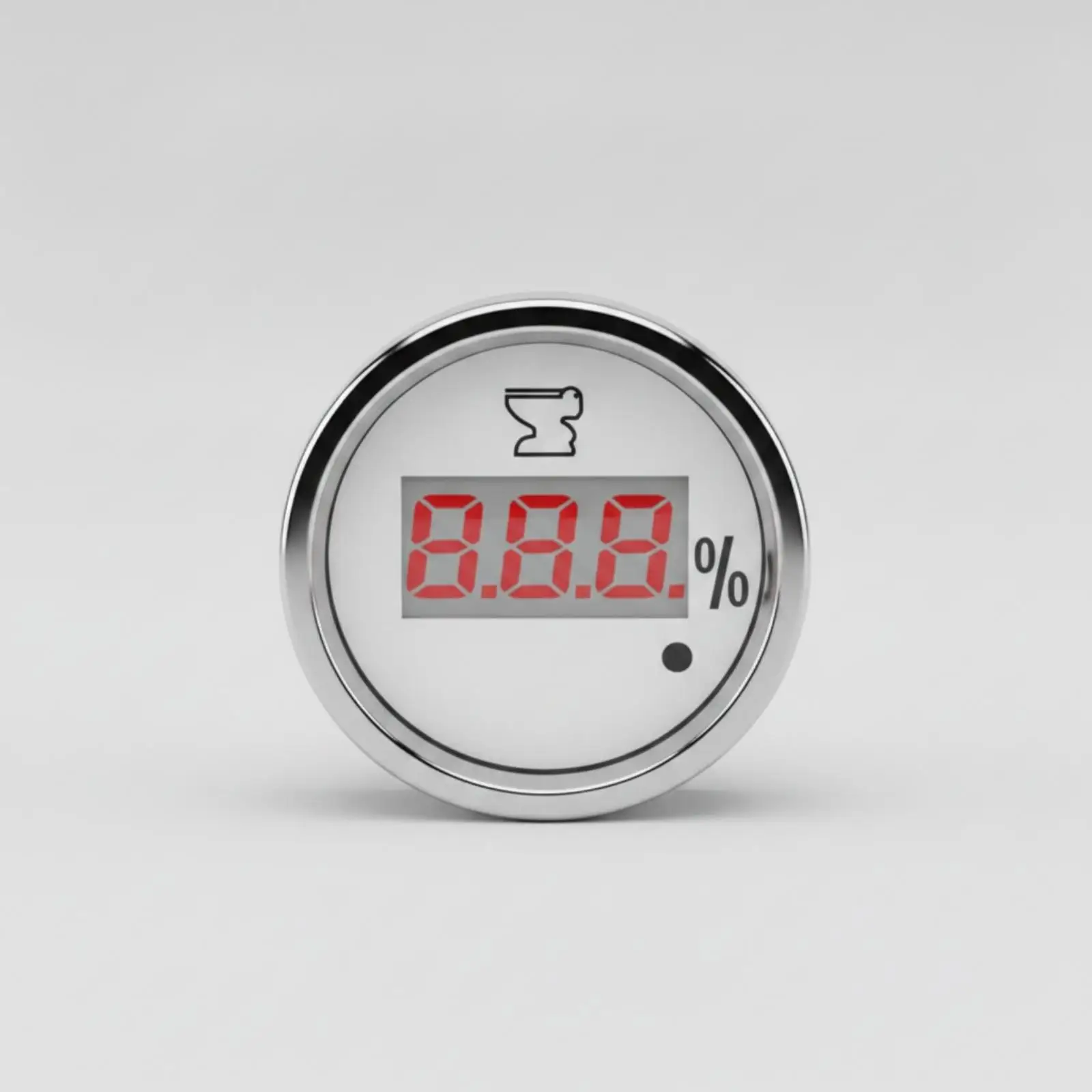 Gray Water Tank Level Monitor with Round Digital Gauge for Recreational Vehicle Boat