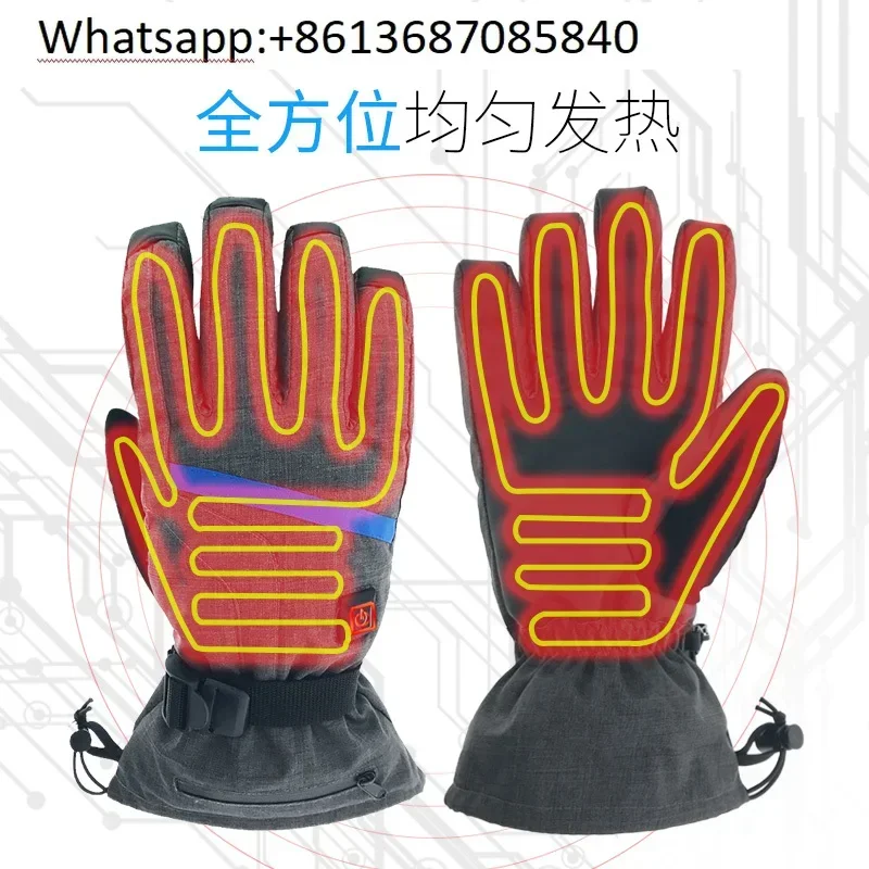 Heating gloves  charging  heating riding motorcycles  skiing  electric bikes  waterproof  electricheating