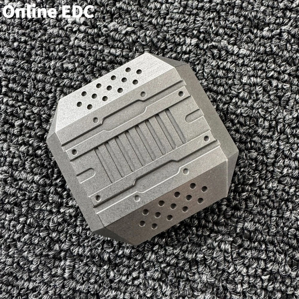 中古チタン製食肉食動物 EDC 収納ボックス マグネット フィジェット スライダー 不安解消ガジェット オリジナルデザイン