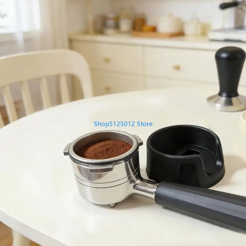 G8TC Black Silicone Coffee Tamper Base Ensures Smooth and Stable Brewing Process
