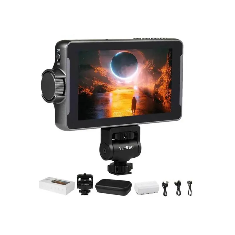 AED7-DC-550 Pro 5.5Inch Portable Monitor 1920X1080 Full HD 4K -Compatible Touch Screen 3D LUT Professional Field Monitor