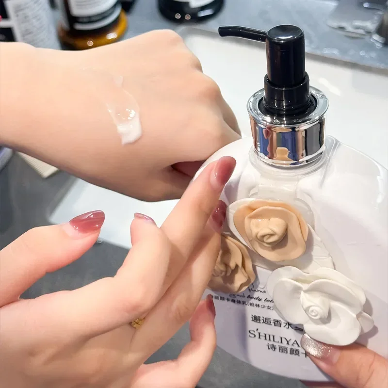 Niacinamide Hydrating Body Lotion for Moisturizing and Brightening 400ml, Exfoliate Cream Lasts Long Time