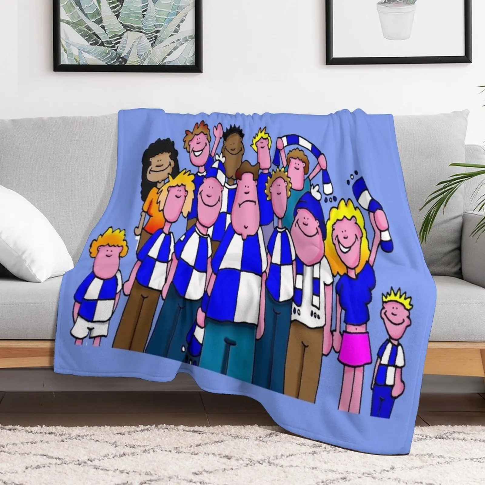 Bristol Rovers Throw Blanket Soft Warm Blanket Gift for Grandparents