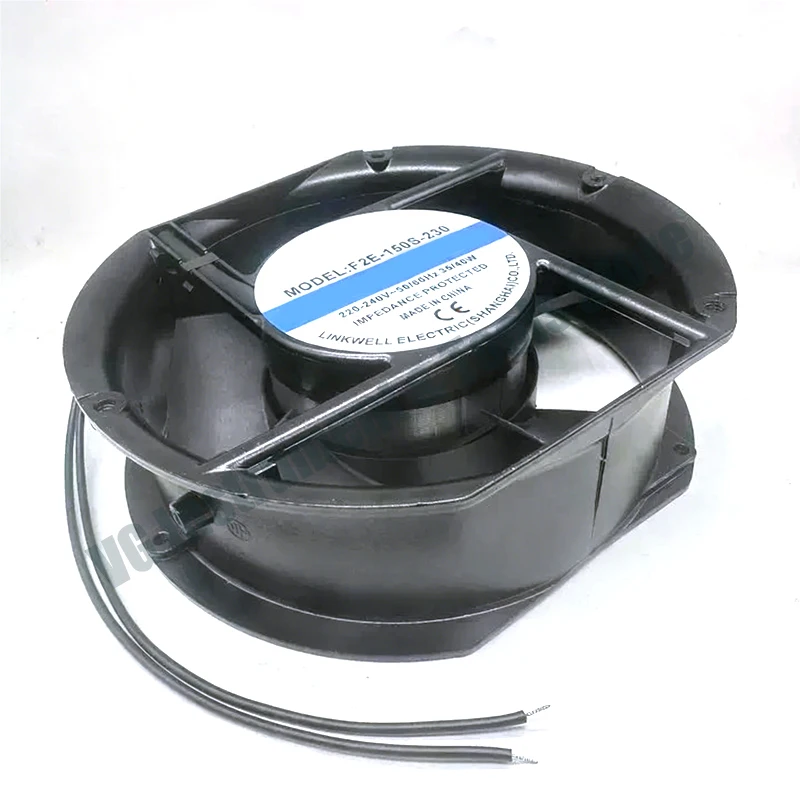 New For LINKWELL F2E-150S-230 AC 220 35/40W 50/60Hz 2-Wire Server Cooling Fan
