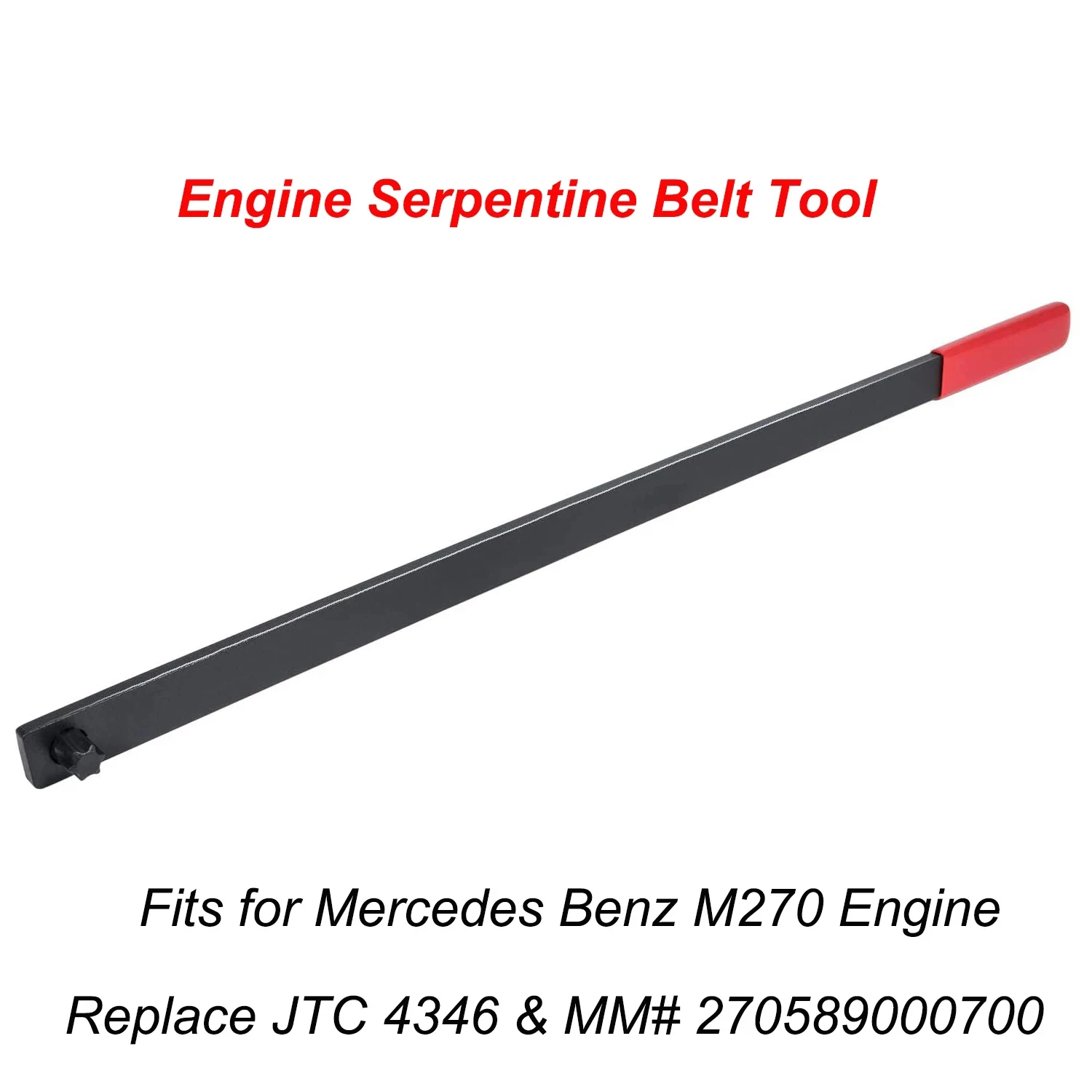 Serpentine Belt Tool For Mercedes Benz M270 Engine Adjustment Wrench Belt Tension Lever Tools Replace JTC 4346 MM 270589000700