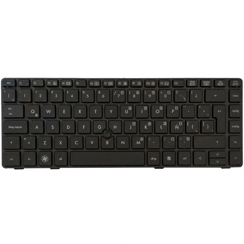 Pop Latin laptop Keyboard For HP EliteBook 8470B 8470P 8470 8460 8460p 8460w ProBook 6460 6460b 6470 with frame/Point Stick