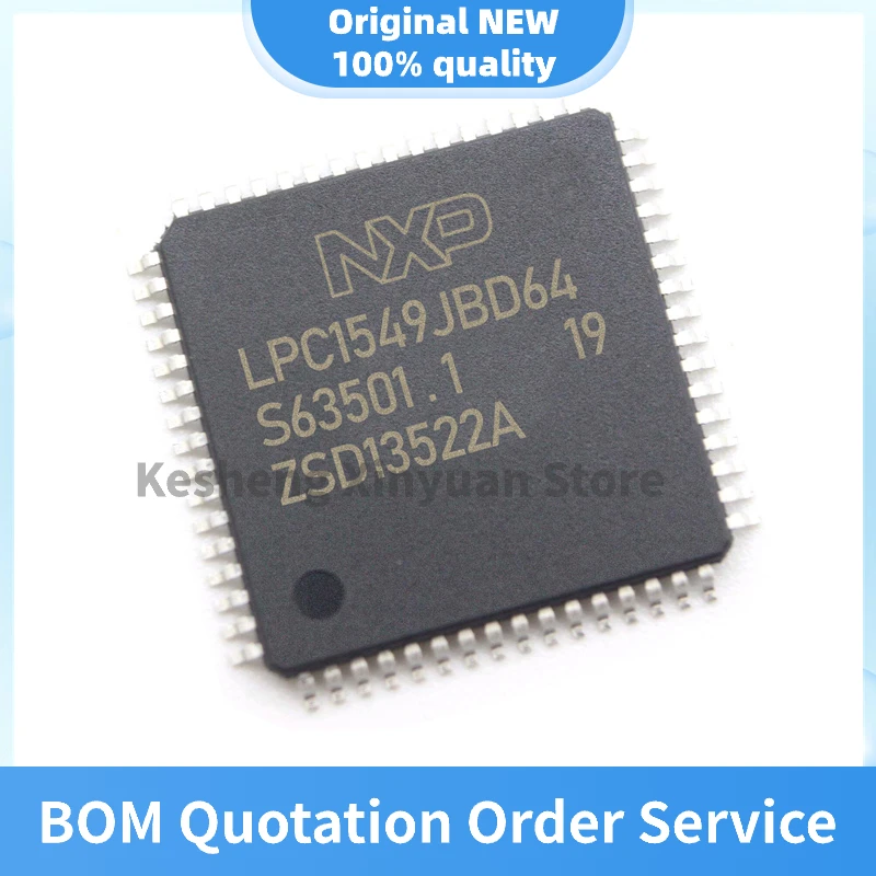 LPC1549JBD64QL embedded processor NXP microcontroller MCU chip /LQFP-64