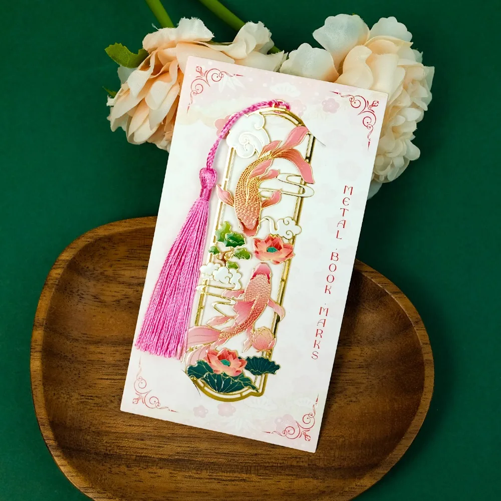 Металлическая ретро-подвеска, полый книжка в китайском стиле, подарок для учеников