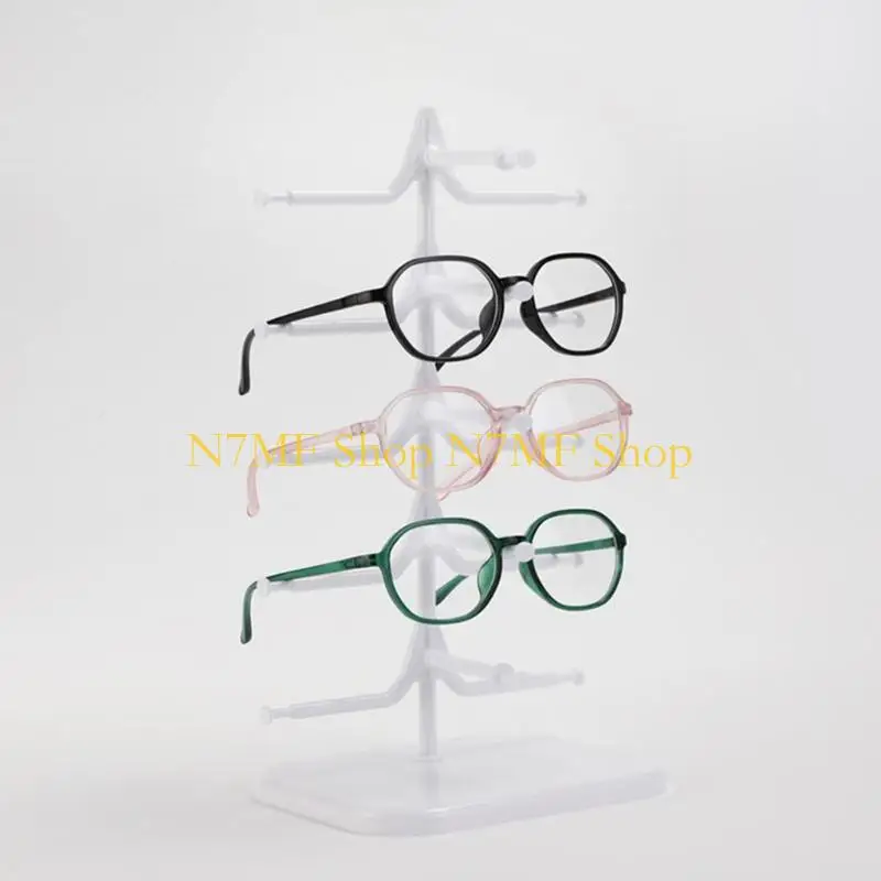 

N7MF 5 Layers Sunglasses Display Stand Convenient Eyeglass Holder Shelf Glasses Rack