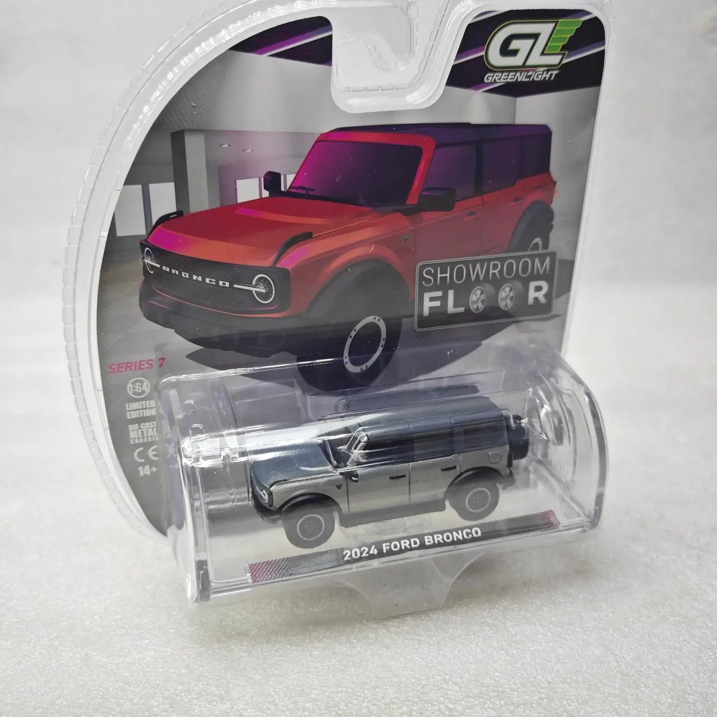 

Greenlight 1:64- 2024 Ford Mar 4 Door Wasteland, Varnish Toy Car Model Simulation Sound Light Collection Kids Gift