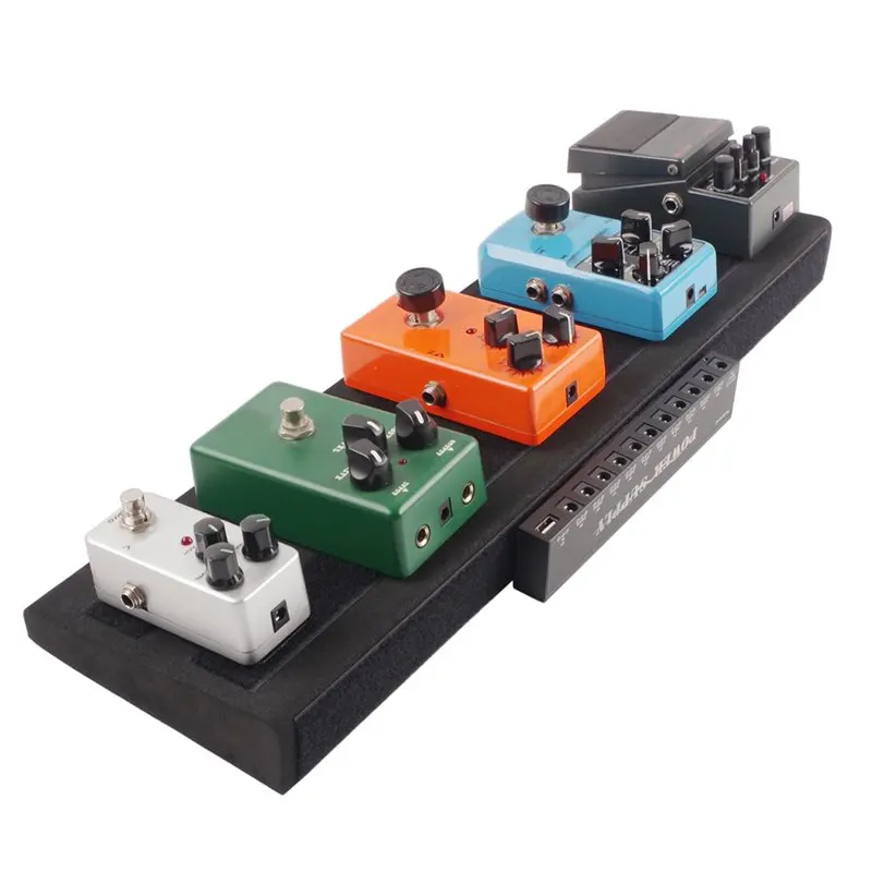 CGDS-لوحة دواسة الجيتار عدم الانزلاق لوحة دواسة الجيتار تأثيرات الجيتار Pedalboard المحمولة إيفا الغيتار Pedalboard للعروض
