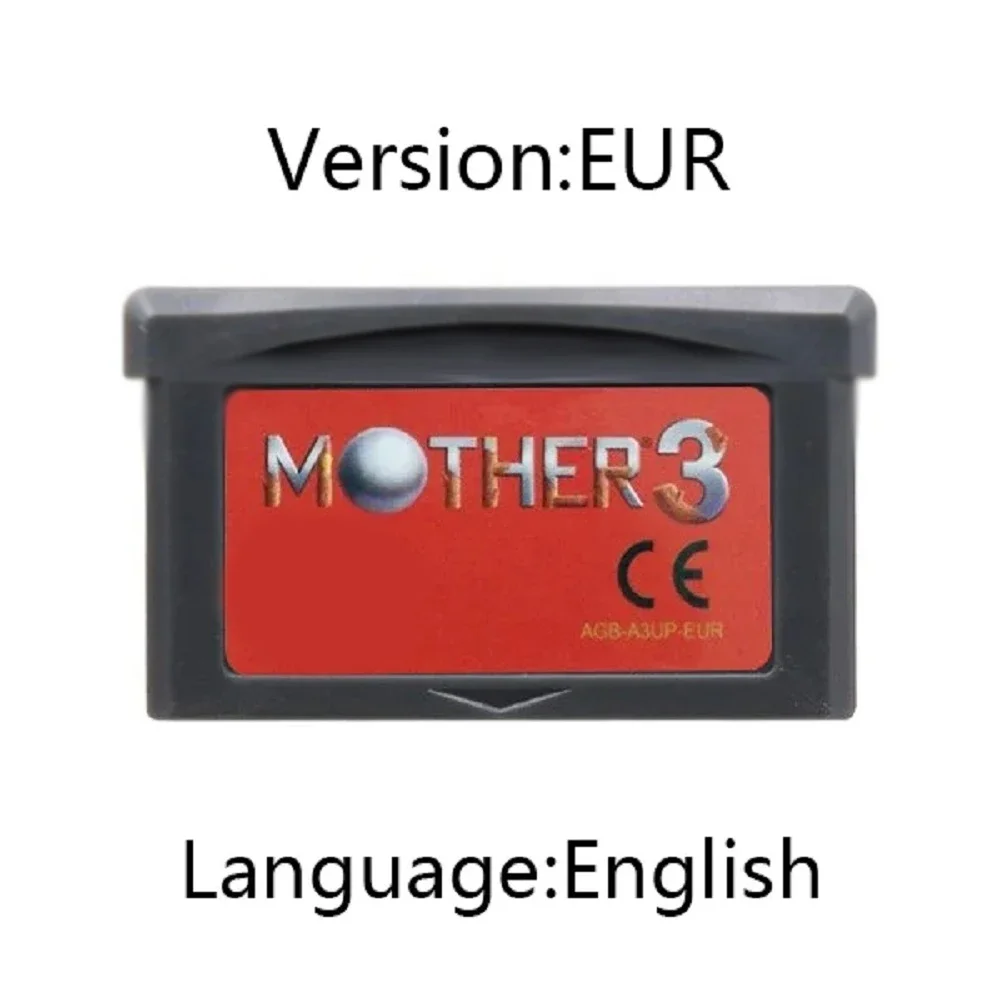 GBA الأم سلسلة لعبة خرطوشة 32 بت لعبة فيديو بطاقة وحدة التحكم الأم 1 2 3 الولايات المتحدة الأمريكية/الإصدار رمادي شل ل GBA NDS