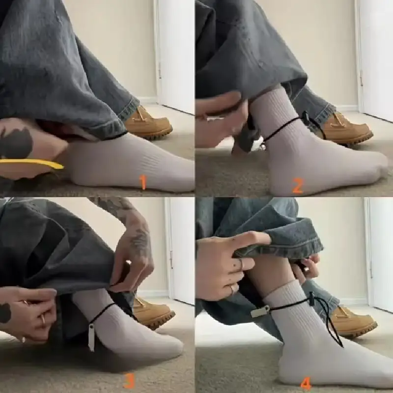 

2/4pcs Invisible Adjustable Leggings Clip For Pants Legs Prevents Dragging ,Multi-purpose Photography Background Fixing Clip