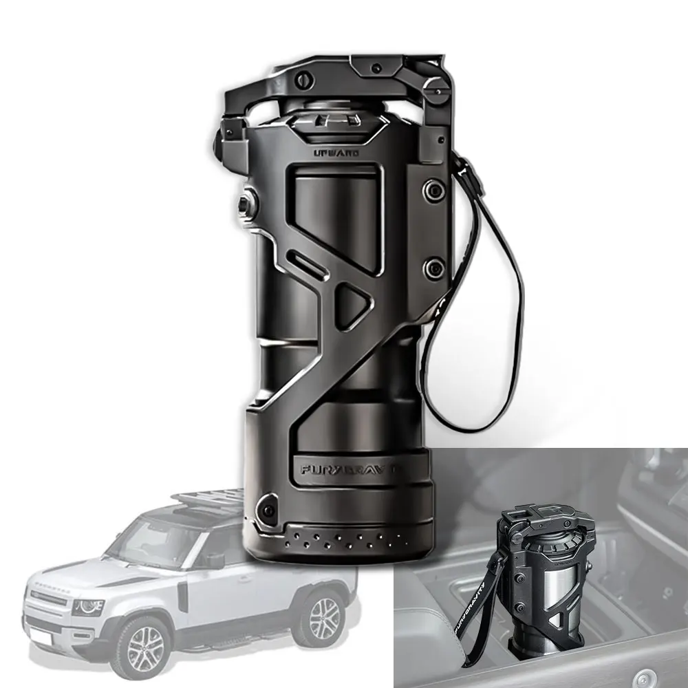 PLUMB 3 Styles Functional Water Cups Stainless Steel Water Bottle With Press Type Lock Switch For Land Rover Defender