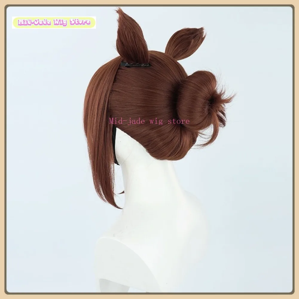 Parrucca Mid-jade Negozio Uma Musume Fine Motion Parrucca Cosplay Gioco Anime Giochi di ruolo Capelli sintetici Costumi per feste di Halloween Puntelli