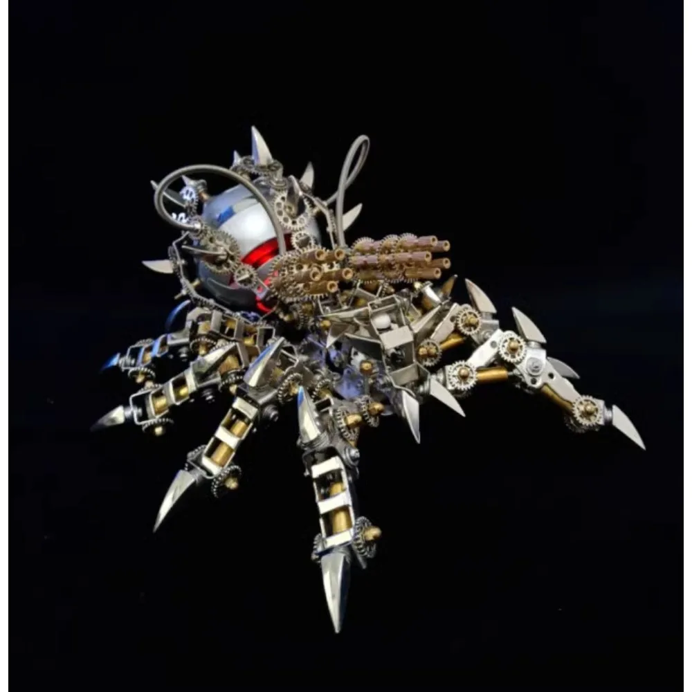 

Mechanical spider assembled diy metal mecha model Bluetooth stereo practical send men creative gift