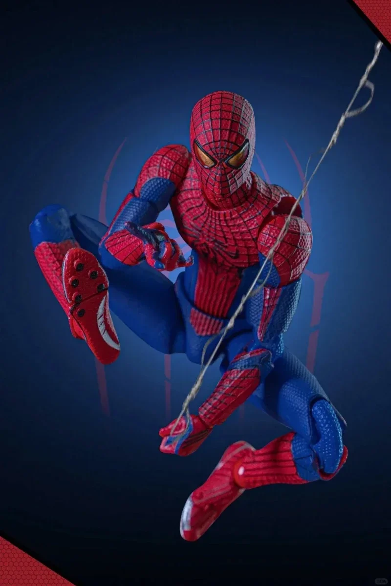 

Ct Toys Spiderman Mafex 001 Peter Parker Andrew Garfield The Amazing Spider-Man Shf Anime Action Figure Figurine Customized Toys
