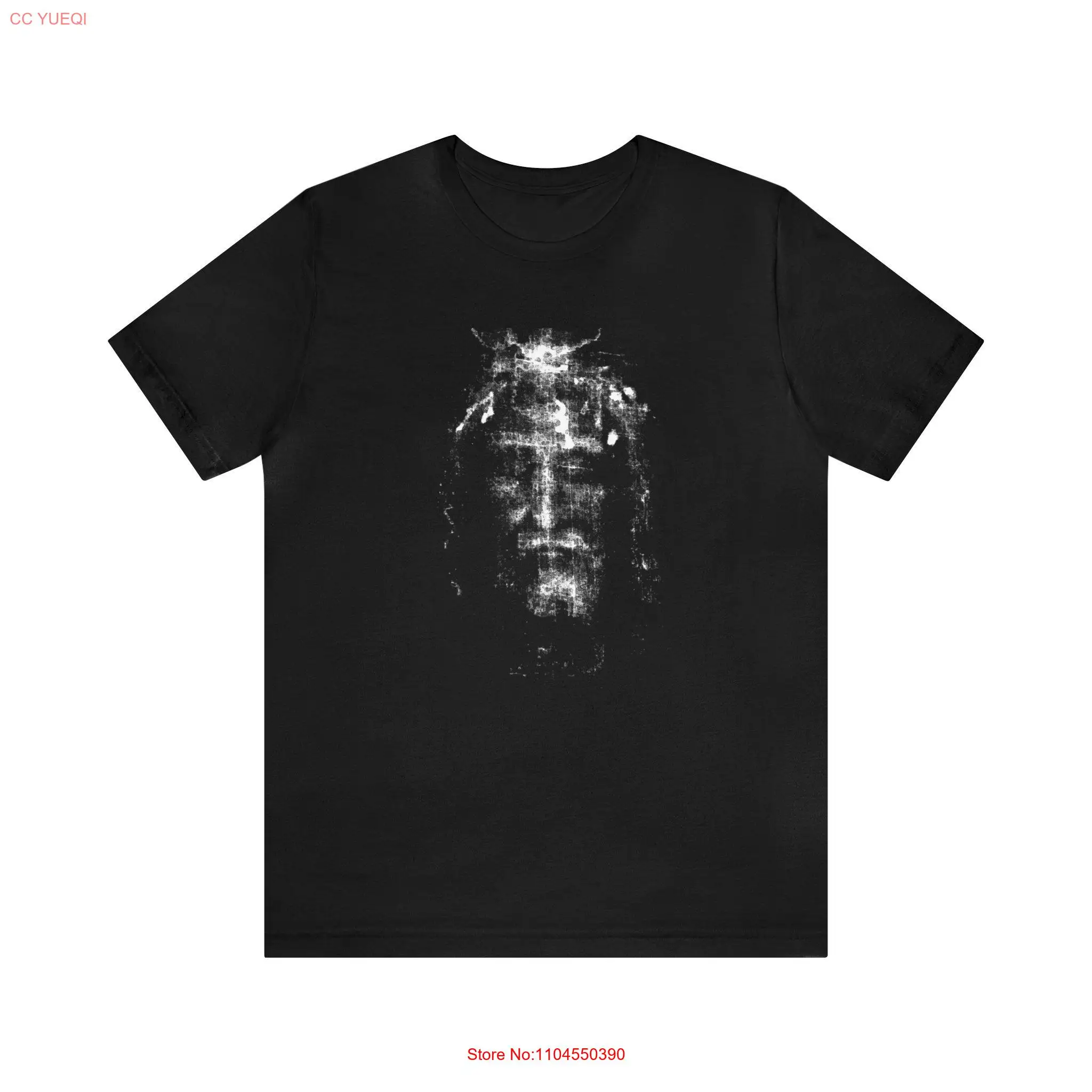 

Футболка Holy Face of Christ Shroud Turin Gnostic с длинными или короткими рукавами