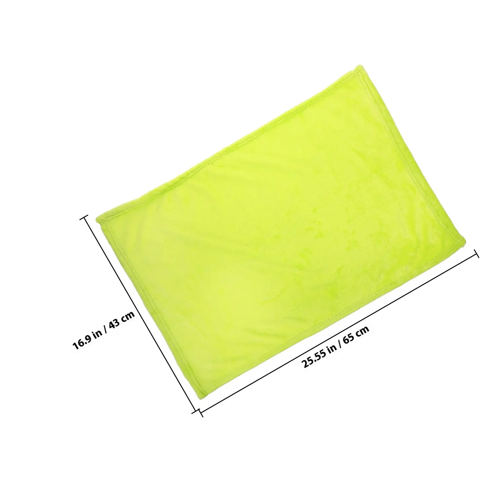 Solid Color Fleece Pet Blanket Fruit Green Extra Warm Comfortable for Small Animals Flannel Type Flannel Pet Blanket
