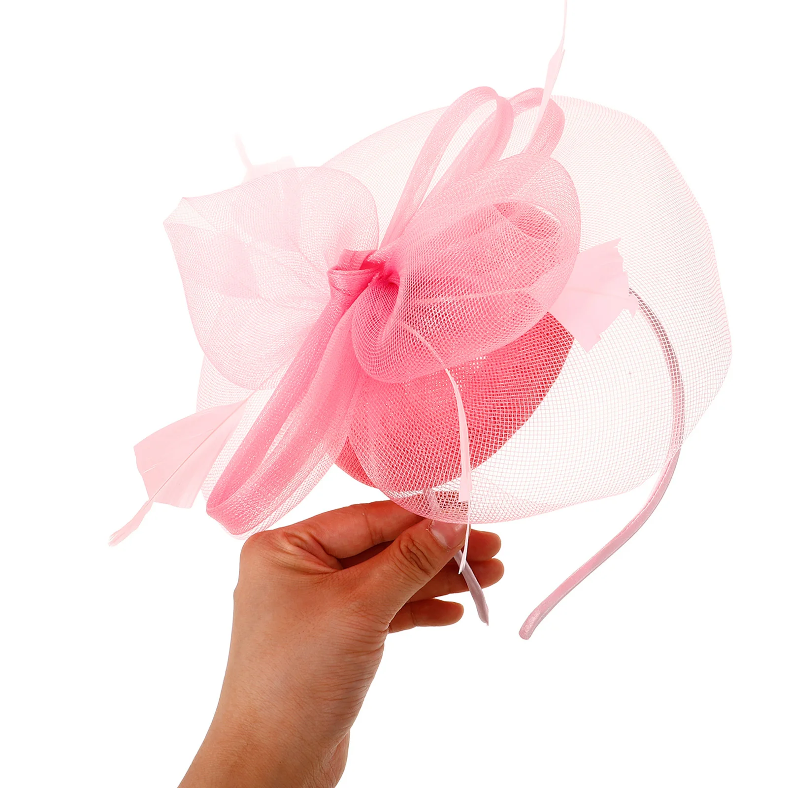 مشبك شعر شبكي فاسيناتور، أغطية رأس أنيقة خفيفة الوزن لإكسسوارات الزفاف وحفلات الشاي والولائم