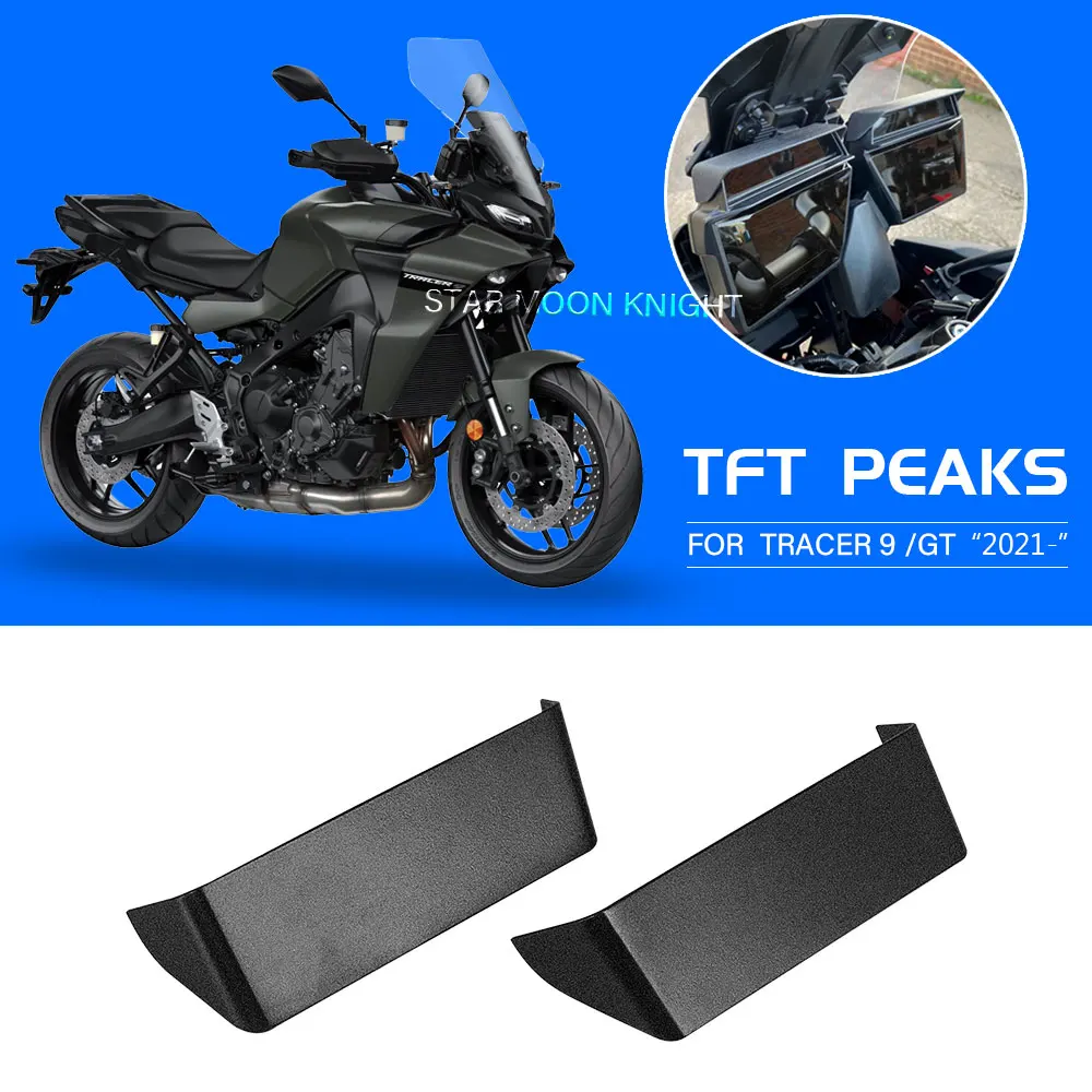 

ABS plastic TFT Peaks Visor For Yamaha Tracer 9 Tracer9 GT tracer9gt 2021 2022 Accessories Instrument Hat Sun Meter Cover Guard