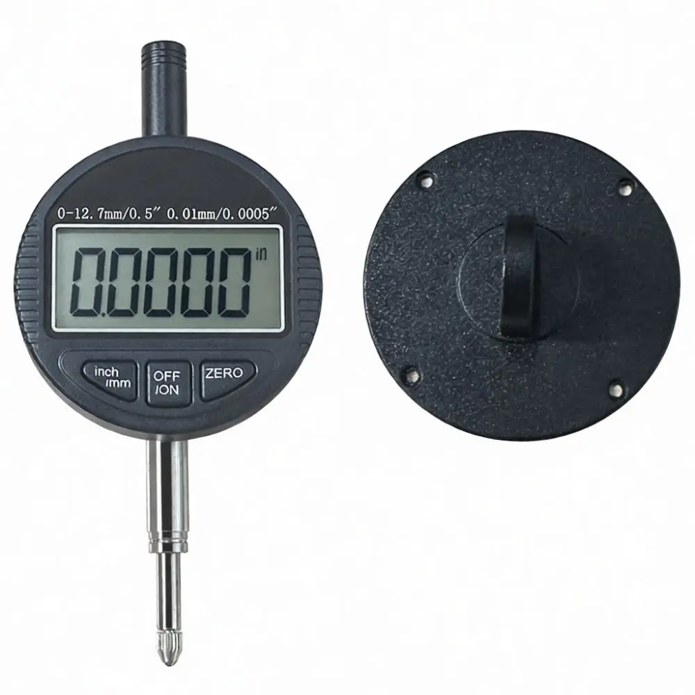 Electronic Digital Dial Gauge Micrometer Precise Measurement Tool 0 001mm Resolution For Workshop Quality Control Inspection