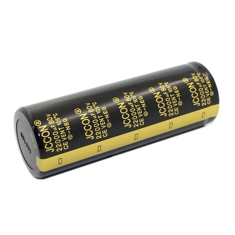 35x100mm 2pcs 80v 22000uf black Audio Electrolytic Capacitor For Hifi Amplifier Low