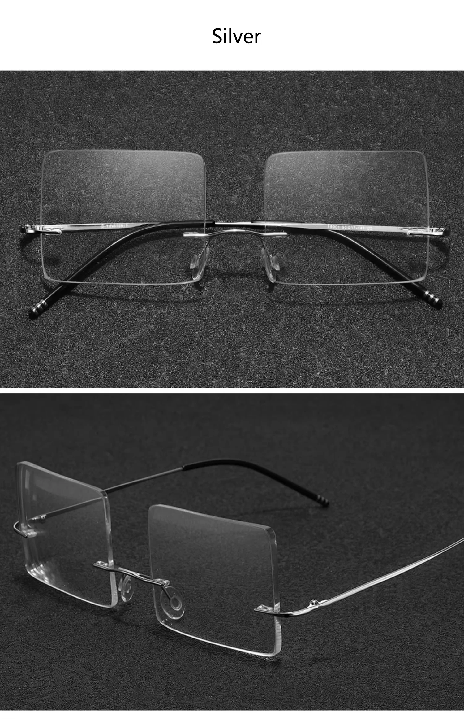 Alicia Spezielle Brille zum Spielen von Billard. Rahmenlose High-Definition-Brille für Herren. Ultraleichte verschreibungspflichtige Brillen aus reinem Titan 5