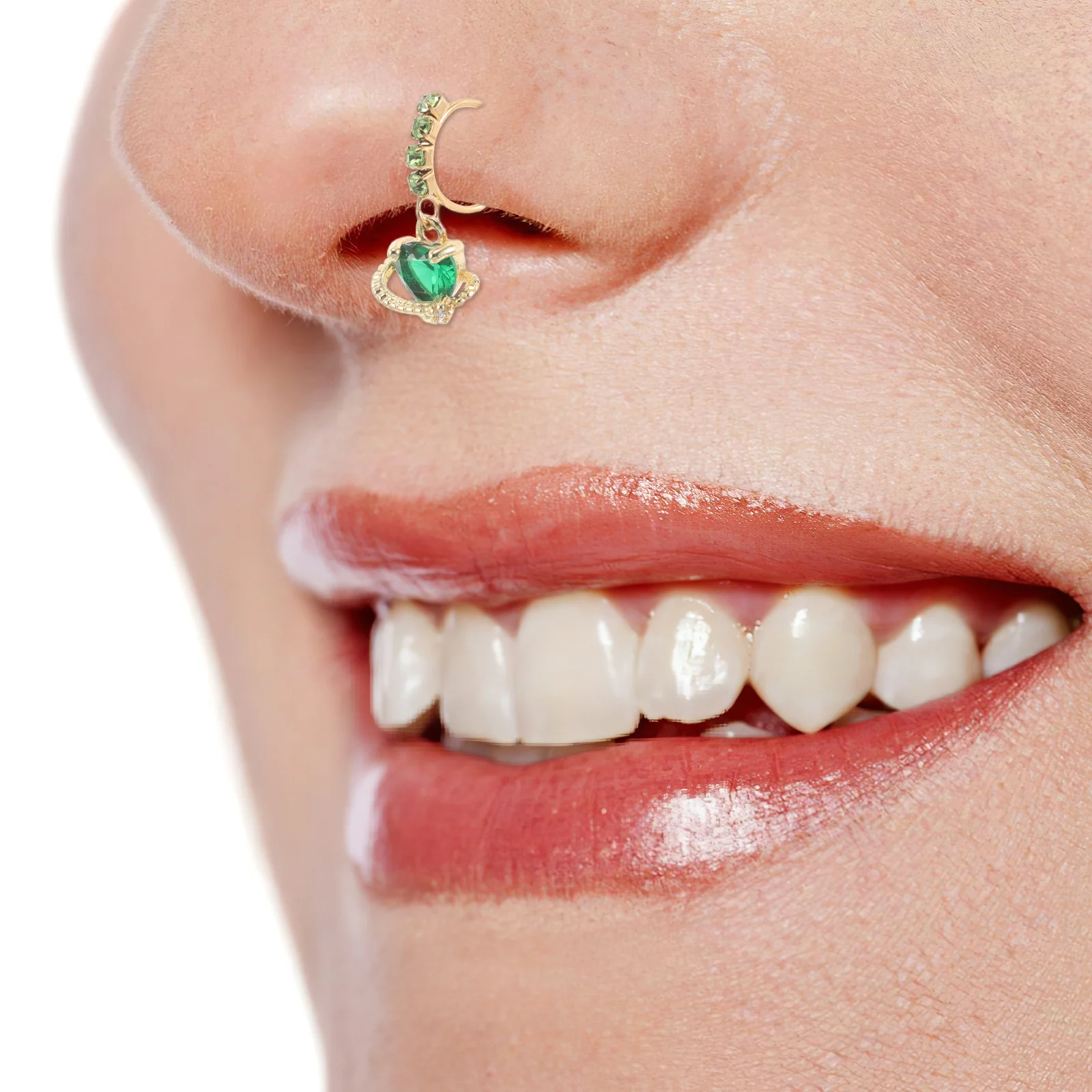 

Stylish Nose Ring Nose Jewelry Lightweight Adjustable 925 Silver Hypoallergenic Piercing Body Jewelry for Daily Use